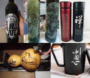 昌都类乌齐县酒瓶葫芦工艺品激光雕刻机
